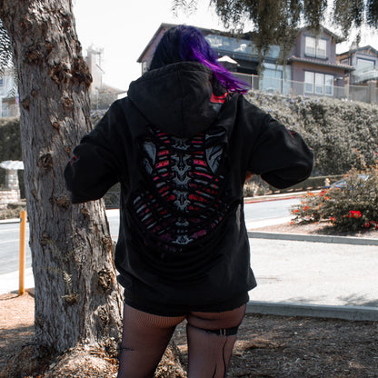 Spine Exposed Oversized Hoodie