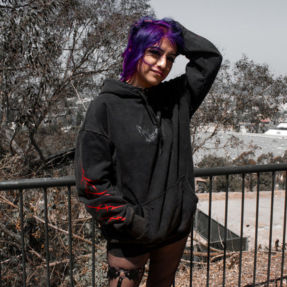 Spine Exposed Oversized Hoodie