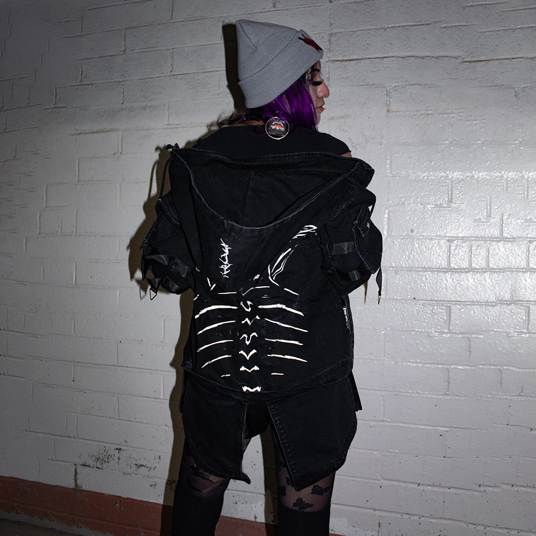 Fury Denim Parka Hoodie (MYTHIC)